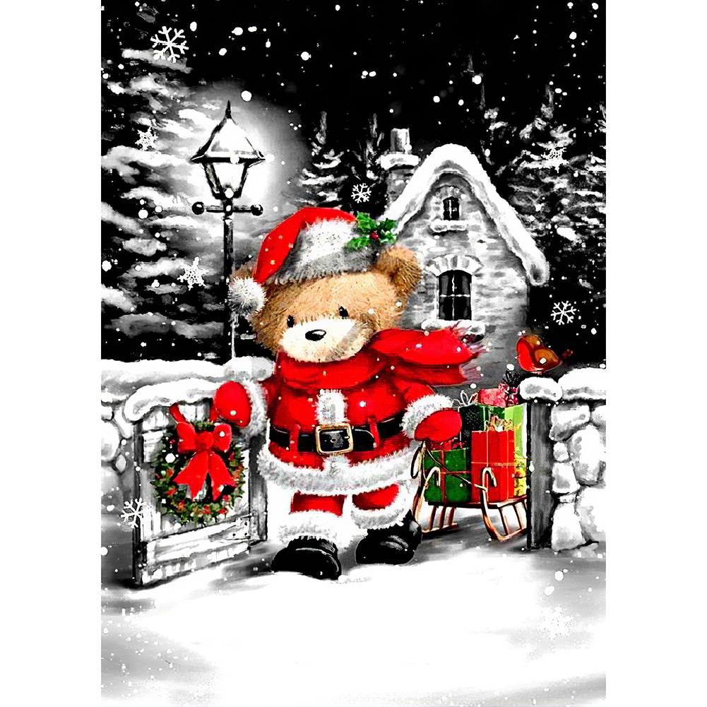 

Little Bear - Round Drill Diamond Painting - 30*40CM, 501 Original