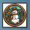 Diamond Painting-DIY Crystal Rhinestone Xmas Snowman