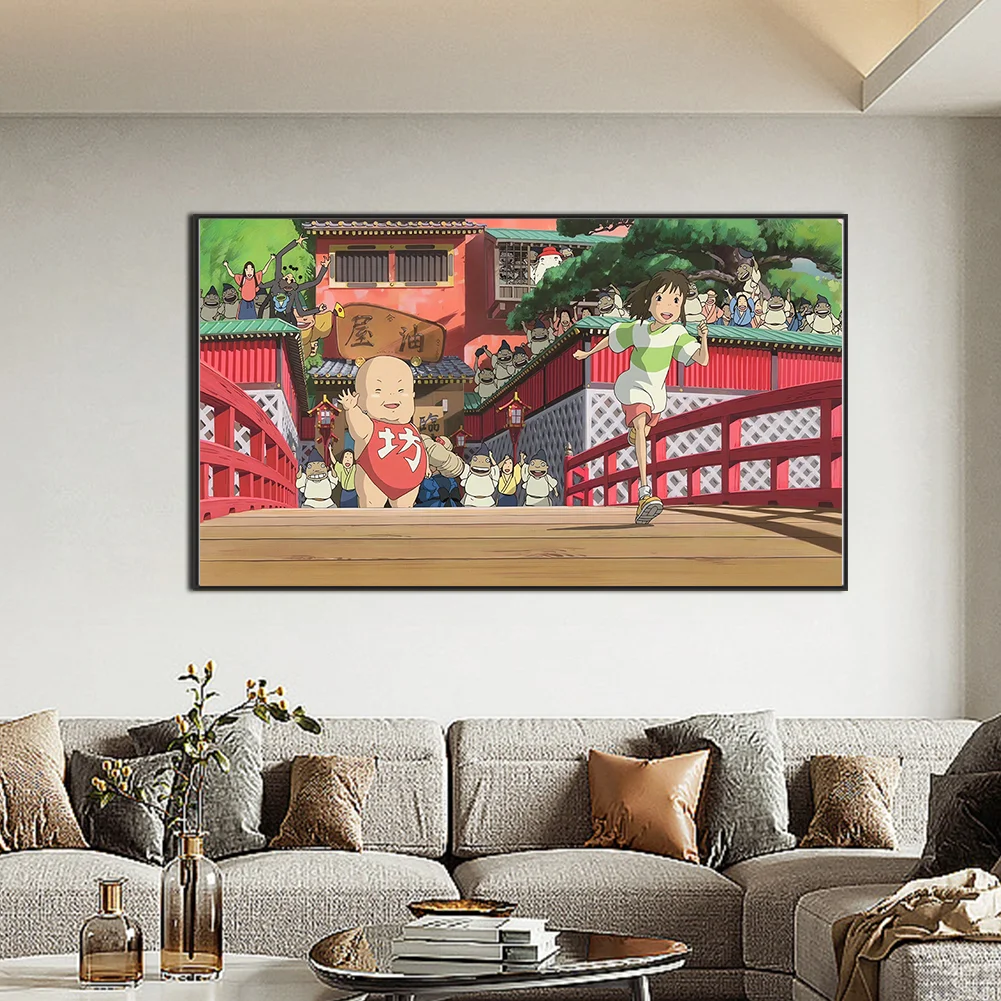 Diamond Painting - Full Round Drill - Spirited Away(Canvas|70*40cm)