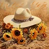 5D DIY Full Square Drill Diamond Painting Sunflower Hat Kit Home Decor 35x35cm (C)