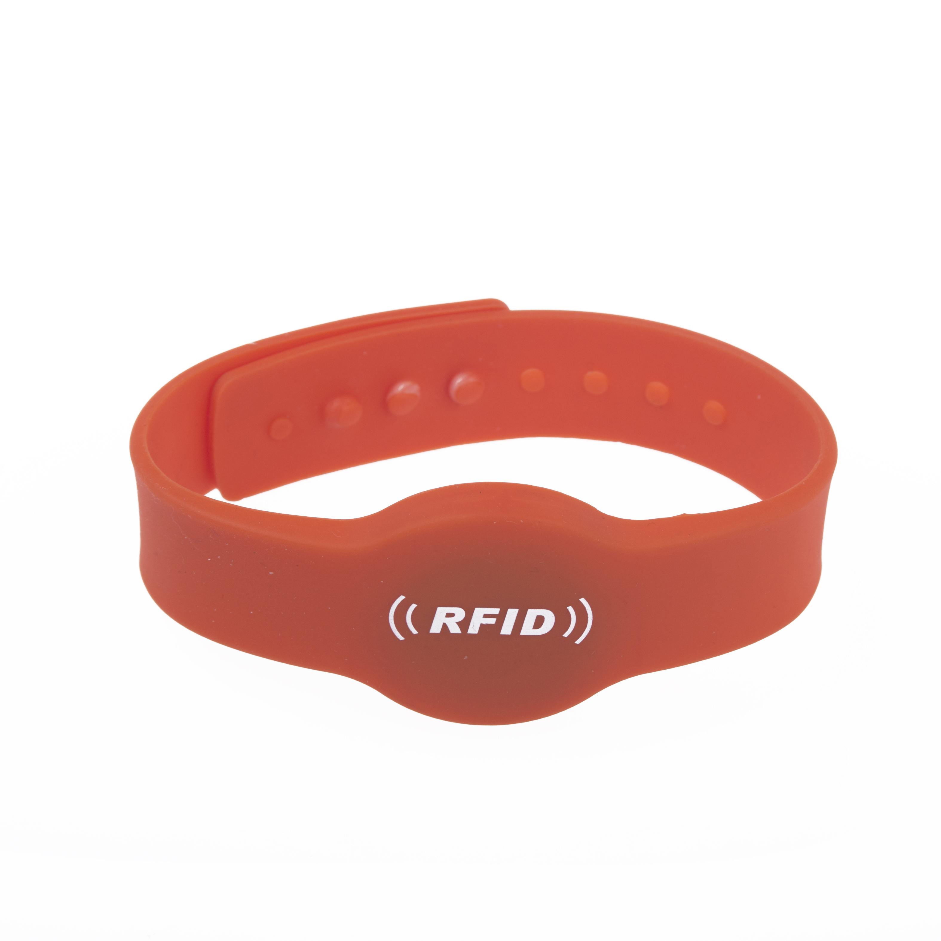 Factory price customized Passive 125khz chip TK4100 Waterproof rfid silicone wristband 8