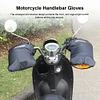 Grip Handle Bar Muff Thick Winter Warmer Motorcycle Accessories (Small Mouth)