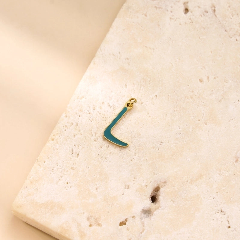 1 Piece 304 Stainless Steel Letter Jewelry Accessories Pendant