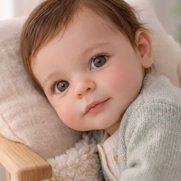 17" Heartbeat & Breath Reborn Baby Farrah — Green Outfit
