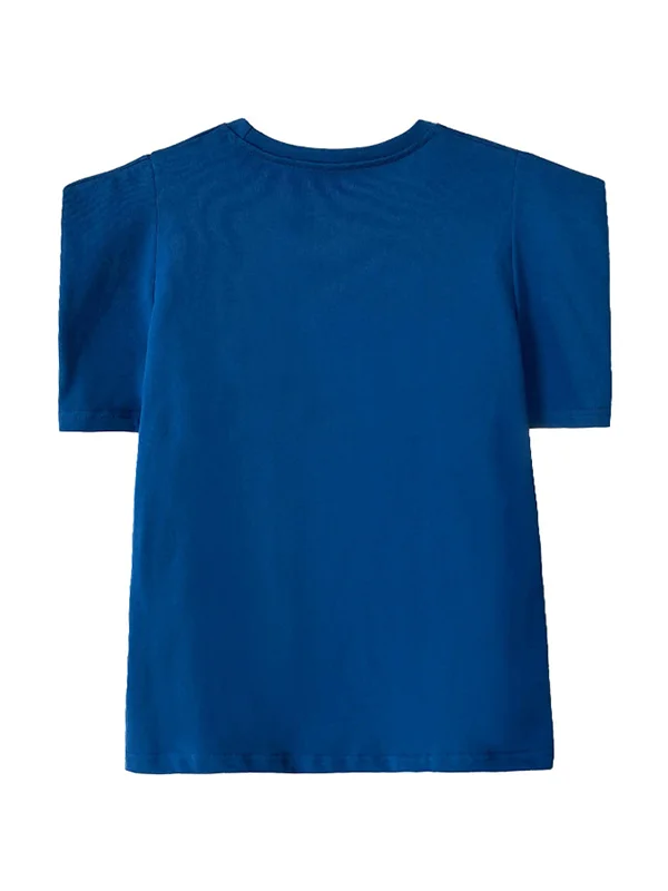 Original Puff Sleeve Round-Neck Casual T-Shirts