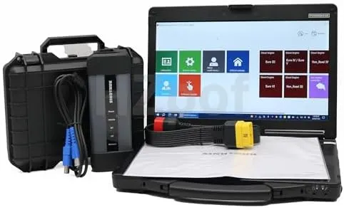 for Sinotruk HOWO SHACMAN WeiChai OBD Diesel for HOWO A7/T7H/Sitrak/Hohan Truck Scanner Diagnostic Tool (Tool with Laptop)