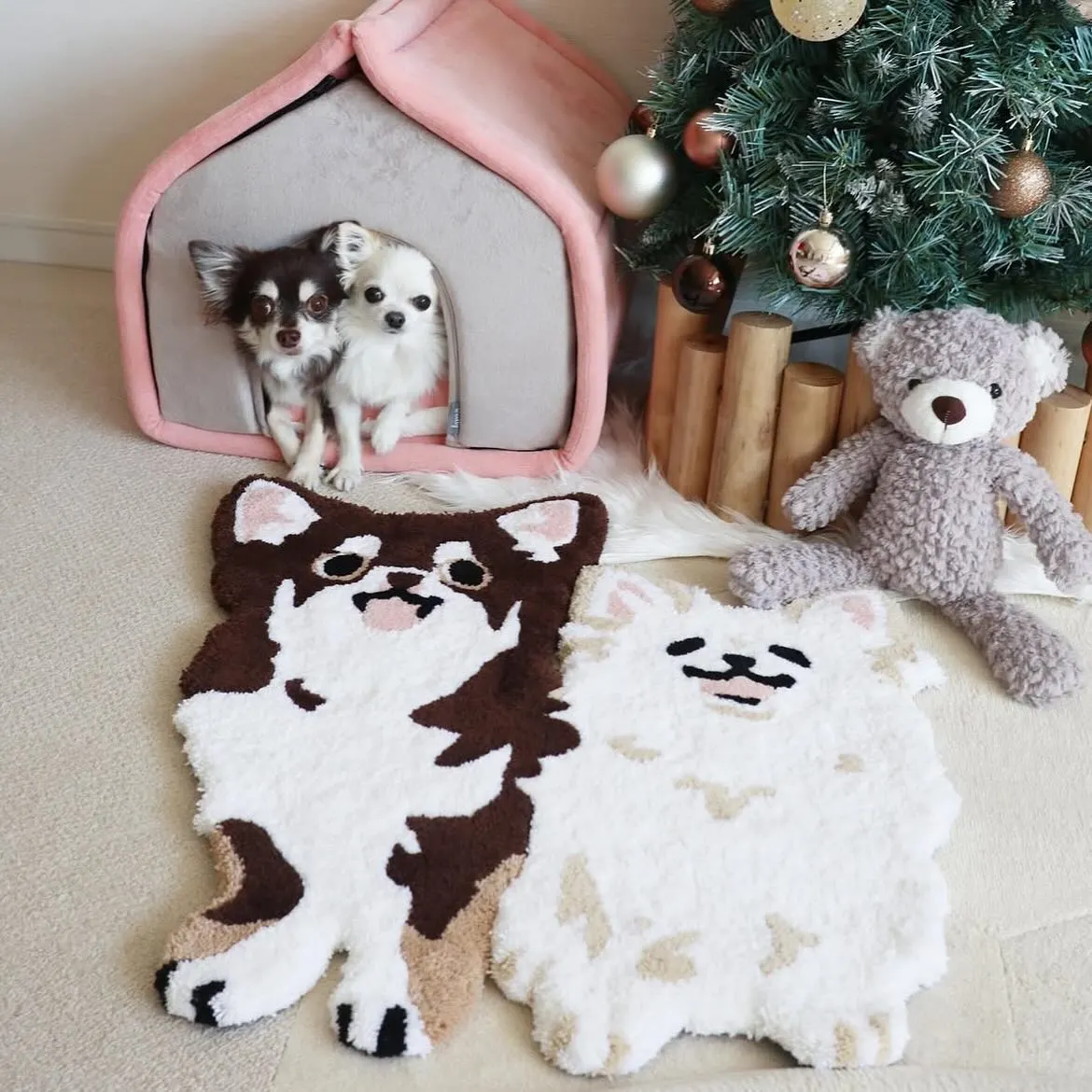 Dog Rugs Custom Custom Anime Cartoon Rug – Personalized Pet Rug, Unique Gift for Dog ...