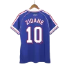 Vintage Soccer Jersey ZIDANE #10 France Home 1998