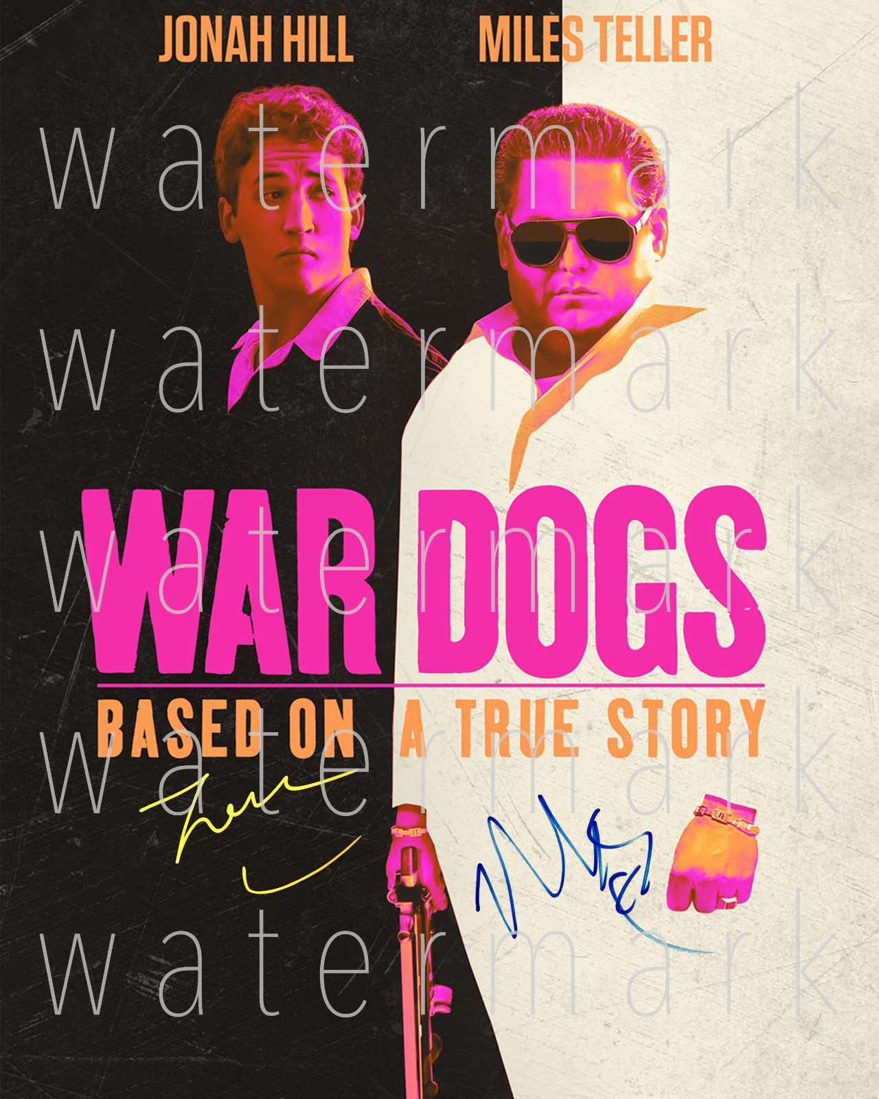 War Dogs Teller Hill signed 8X10 inch print poster Photo Poster painting wall art autograph RP