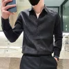 Men's High-end Trendy Casual Long-sleeved Shirt