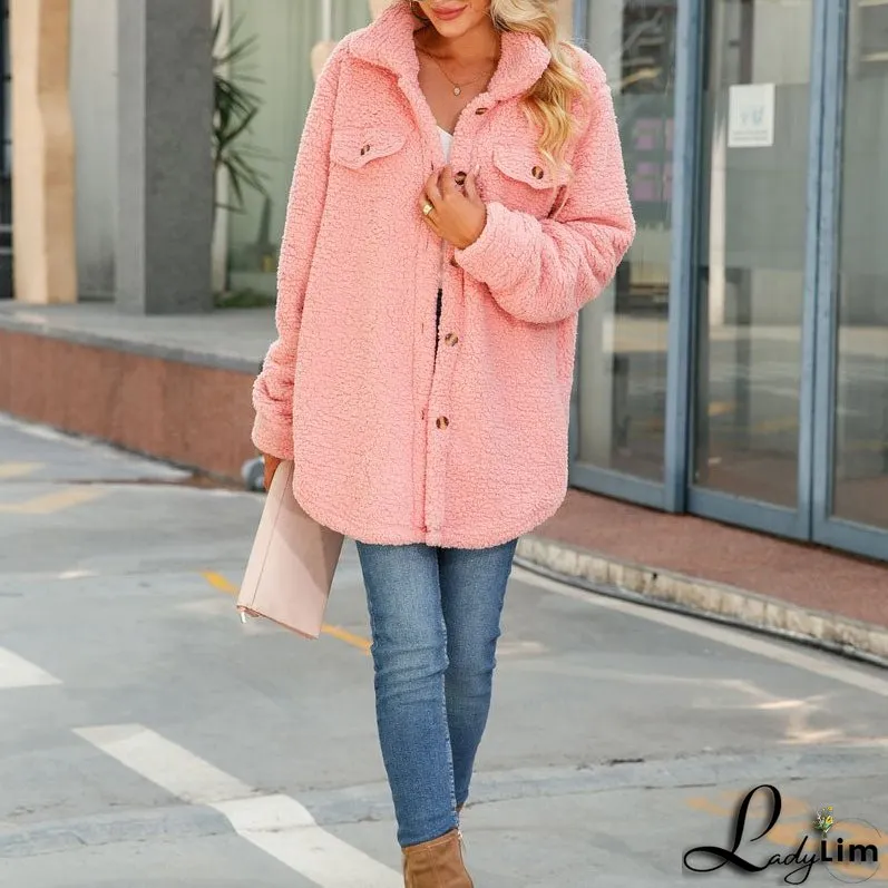 Casual Warm Plush Coat