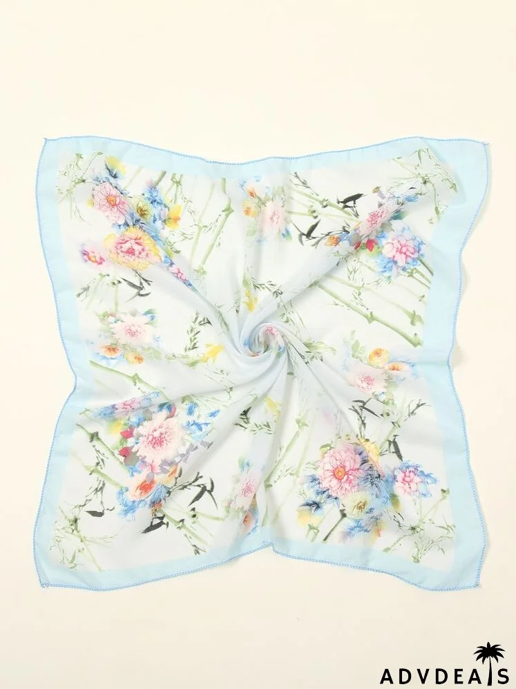 Flower Print Bandana