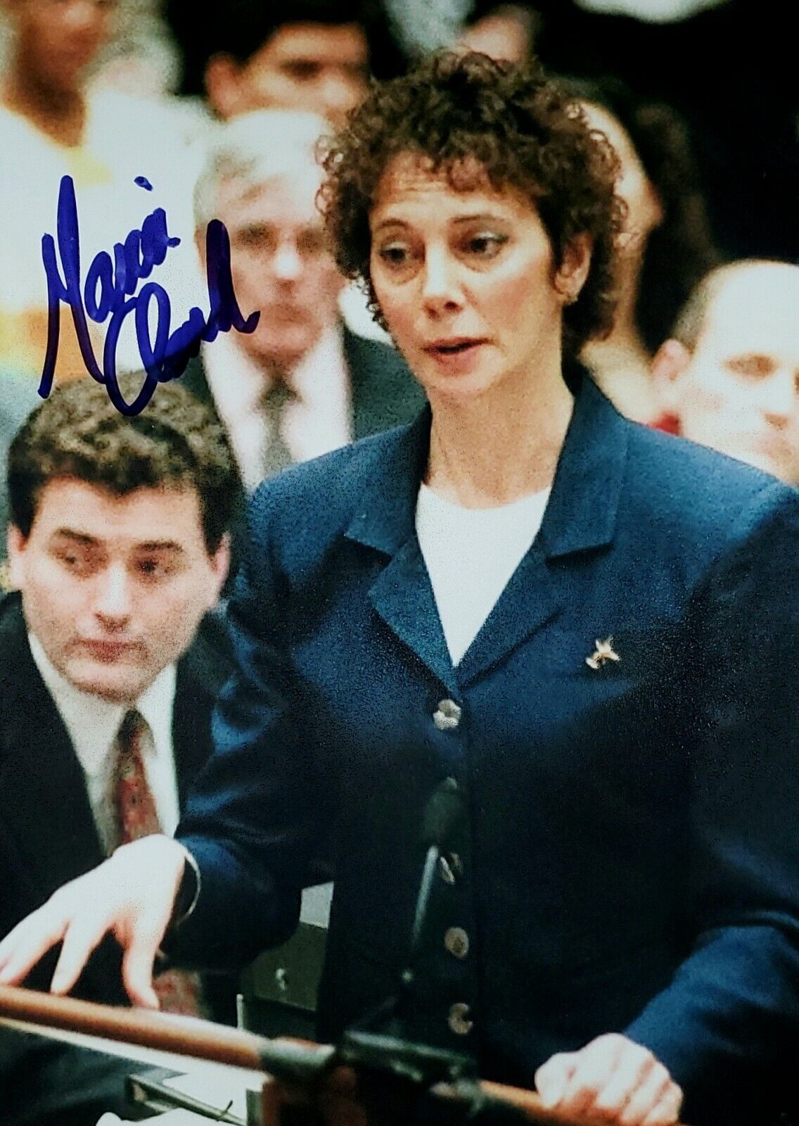 Marcia Clark Hand Signed Autograph Photo Poster painting OJ Simpson Trial Prosecutor Lawyer