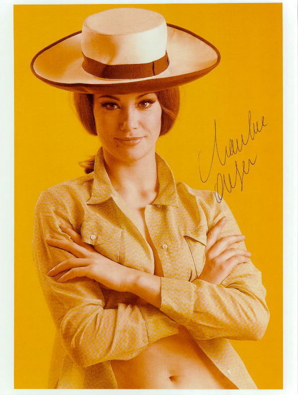 Claudine Auger (Thunderball James Bond) signed 8x10 Photo Poster painting