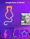 Bluetooth Symphony Neon Light Strip RGB Horse Racing Waterproof Light Strip DIY Graffiti Smart Light Strip