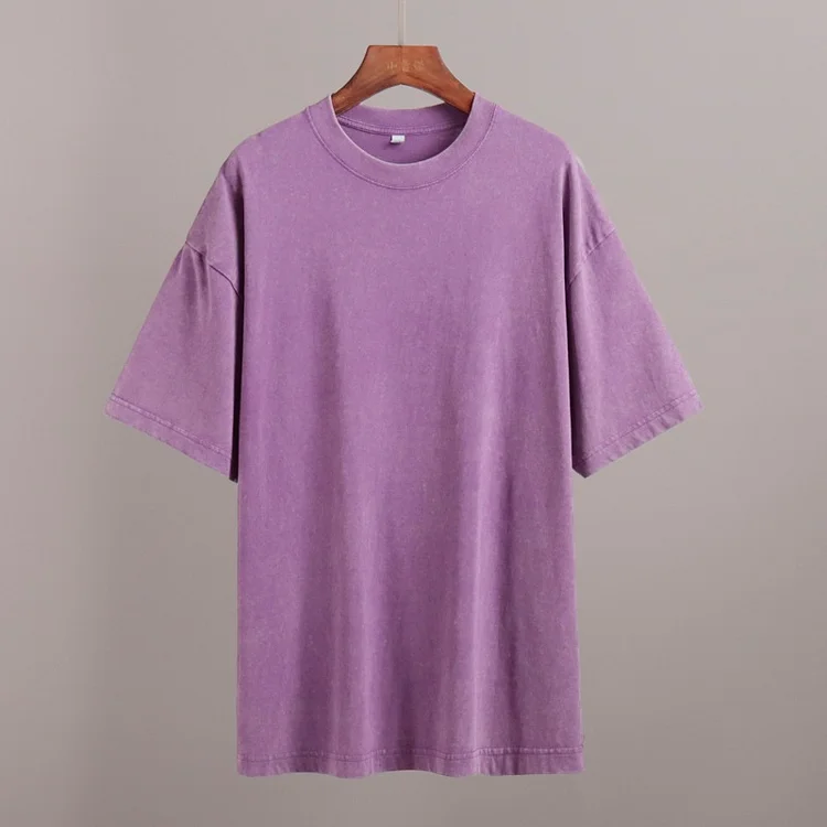 Casual Solid Color Round Neck Short Sleeve T-Shirt