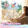 2pcs Flower Bird Diamond Painting Double-sided Crystal Window Suncatcher Craft Set Birthday Gifts Home Garden Decor Hanging Kit