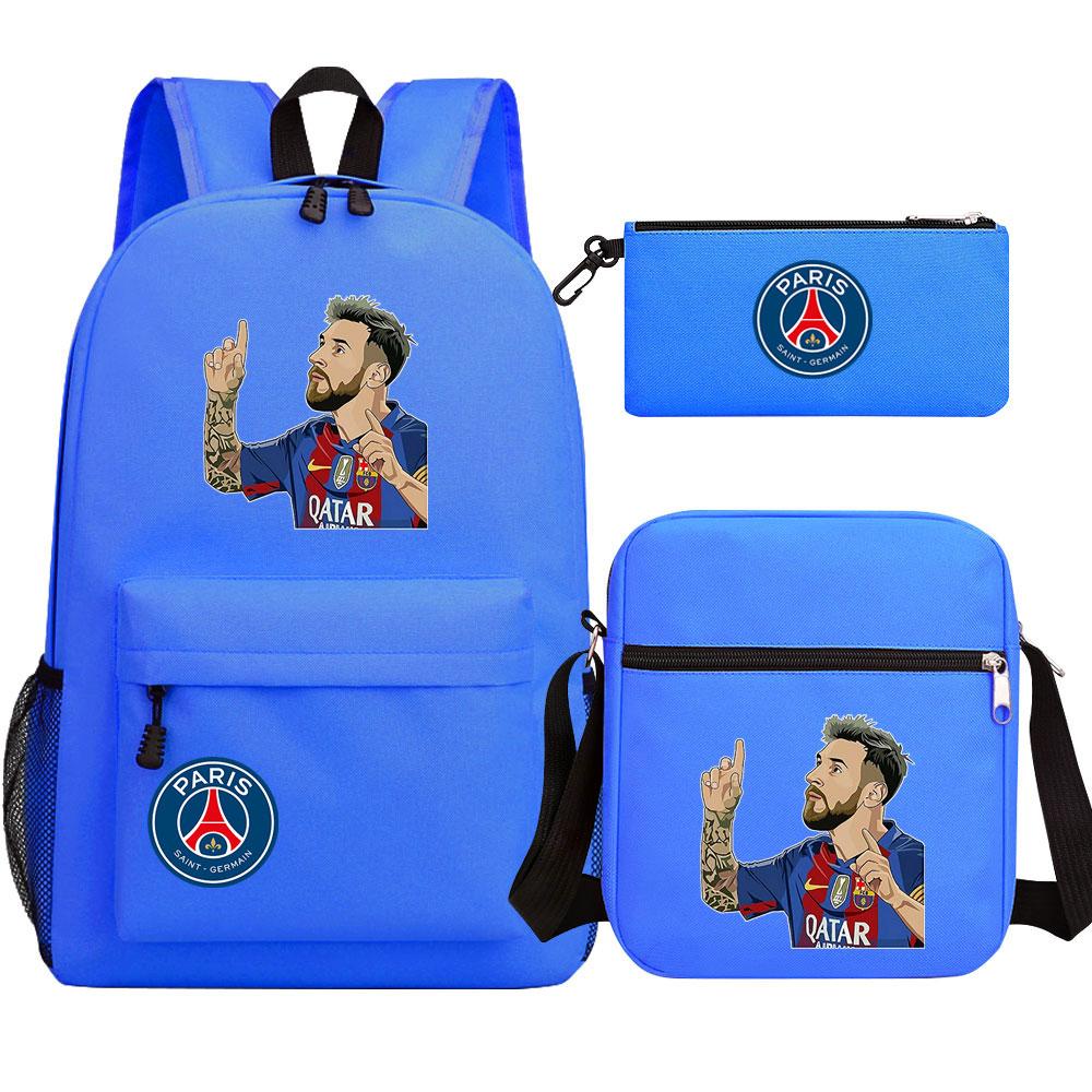 Mayoulove Lionel Messi Backpack Lightweight Design with Adjustable Straps for School and Outdoor Activities-Mayoulove