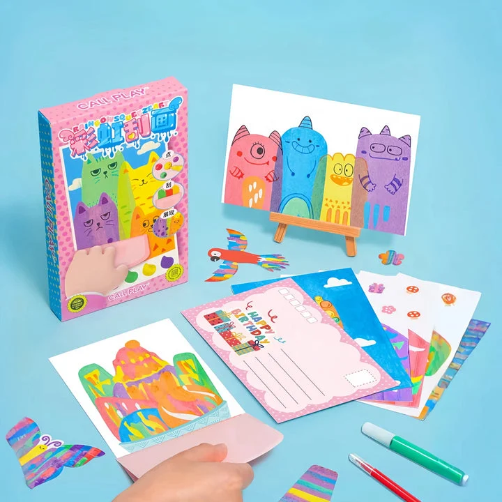 Unleash artistic fun! With The Creative Squeegee Painting Kit