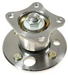 TRQ Rear Wheel Hub Bearings Assembly Set Compatible with 1998-2002 Chevrolet Prizm 1993-1997 Geo 1993-2002 Toyota Corolla