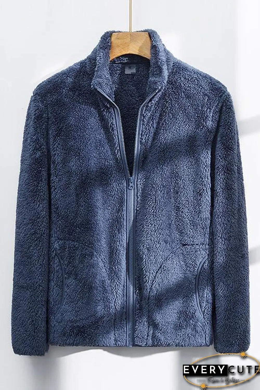 Classical Fluffy  Fleece Zipper Jackets