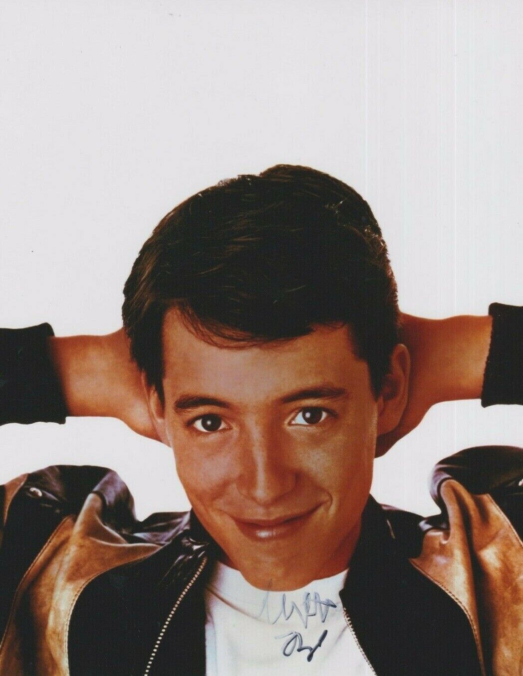 Matthew Broderick **HAND SIGNED** 10x8 Photo Poster painting ~ Ferris Bueller ~ AUTOGRAPH