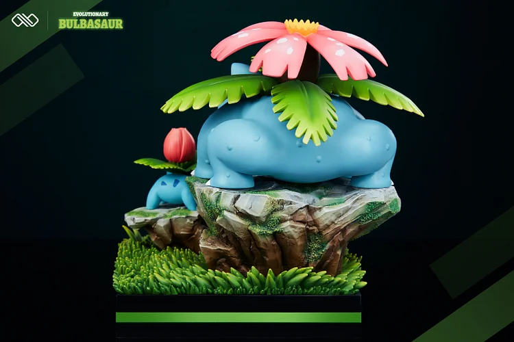1/20 Scale World Zukan Evolution of Bulbasaur Set - Pokemon Resin Statue -  MZ Studio [Pre-Order]