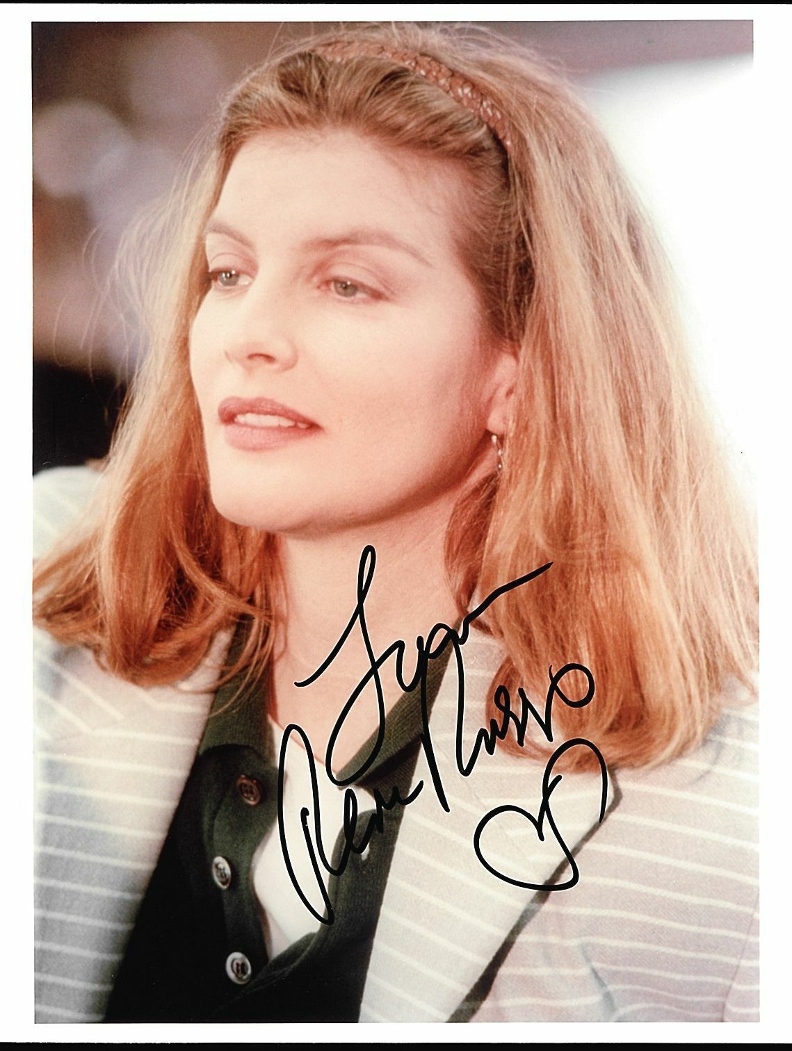 RENE RUSSO, ACTRESS AUTOGRAPHED SIGNED 8X10 Photo Poster painting WITH COA