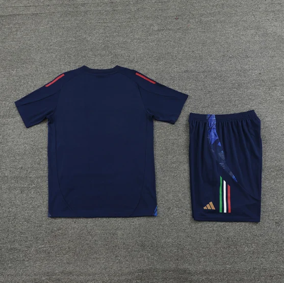 2024 Italy Training Kit Short Sleeve Black Football jersey Thai Quality