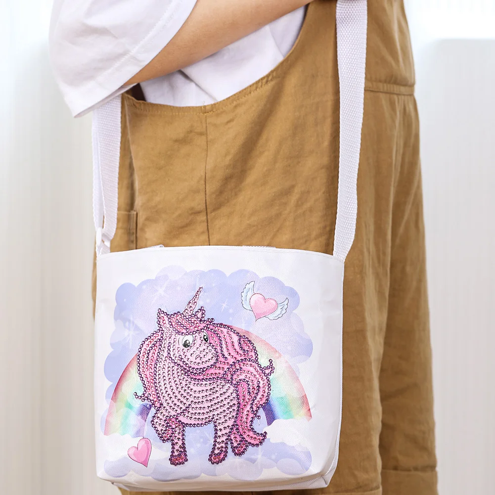 5D Diamond Painting Handbag DIY Canvas Yak Storage Bag Tote Gifts
