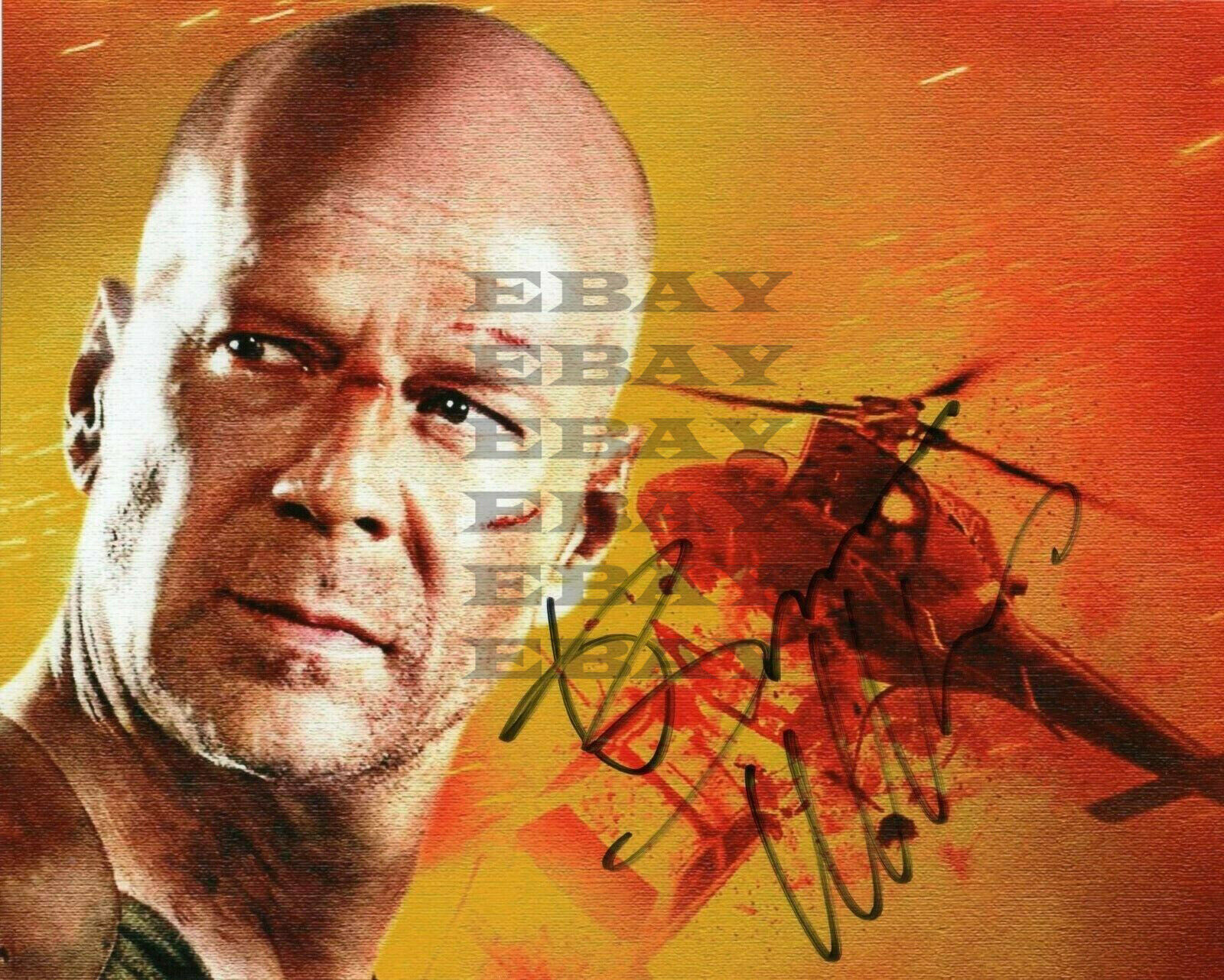 Bruce Willis DIE HARD Autographed Signed 8x10 Photo Poster painting Reprint