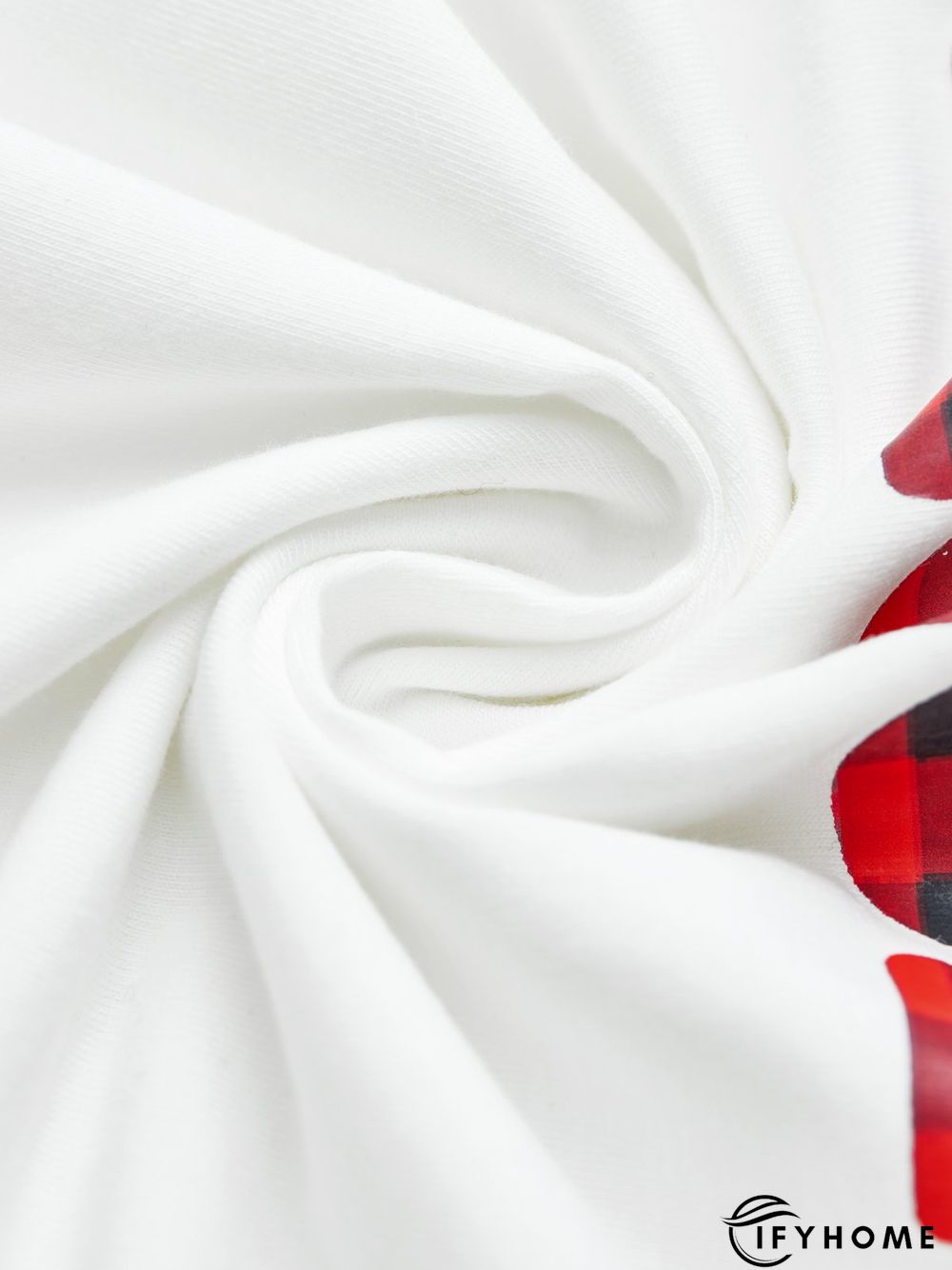 Casual Plaid Long Sleeve V Neck Printed Top T-shirt Graphic T-shirt For Women | IFYHOME