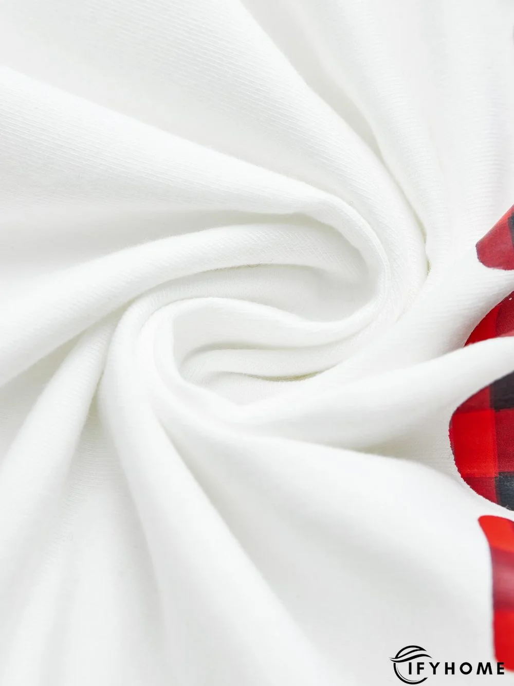 Casual Plaid Long Sleeve V Neck Printed Top T-shirt Graphic T-shirt For Women | IFYHOME