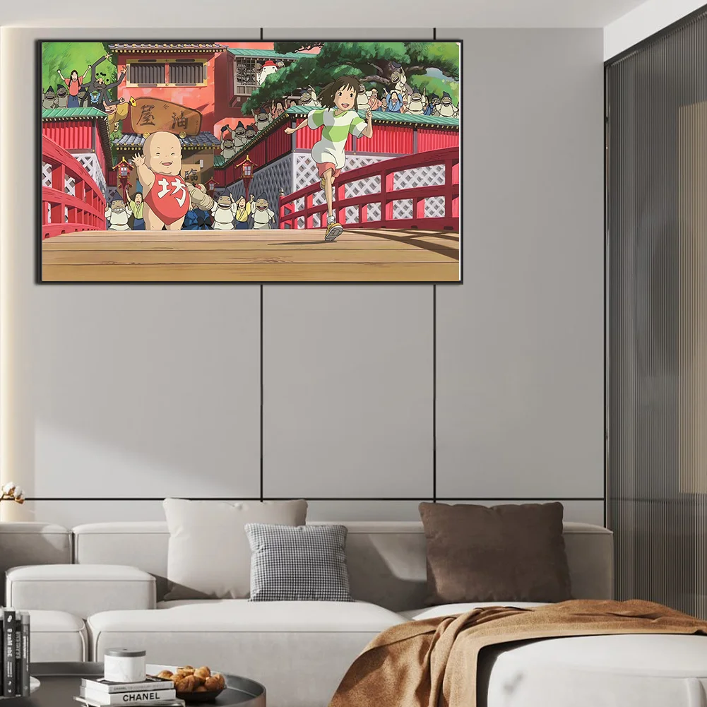 Diamond Painting - Full Round Drill - Spirited Away(Canvas|70*40cm)