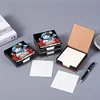 Diamond Painting Snowman Leather Notecard Box Gem Art Sticky Note Holder