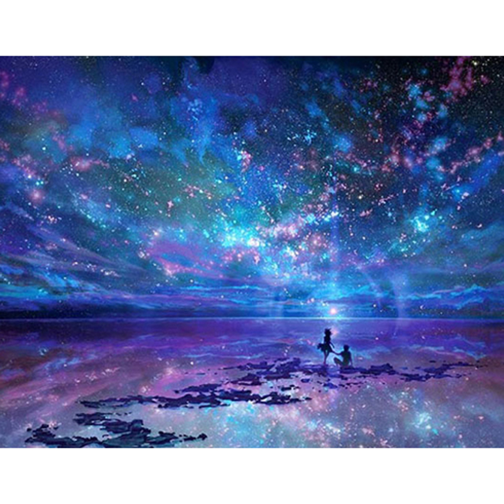 

40*50CM - Square Drill Diamond Painting - Starry Sky, 501 Original