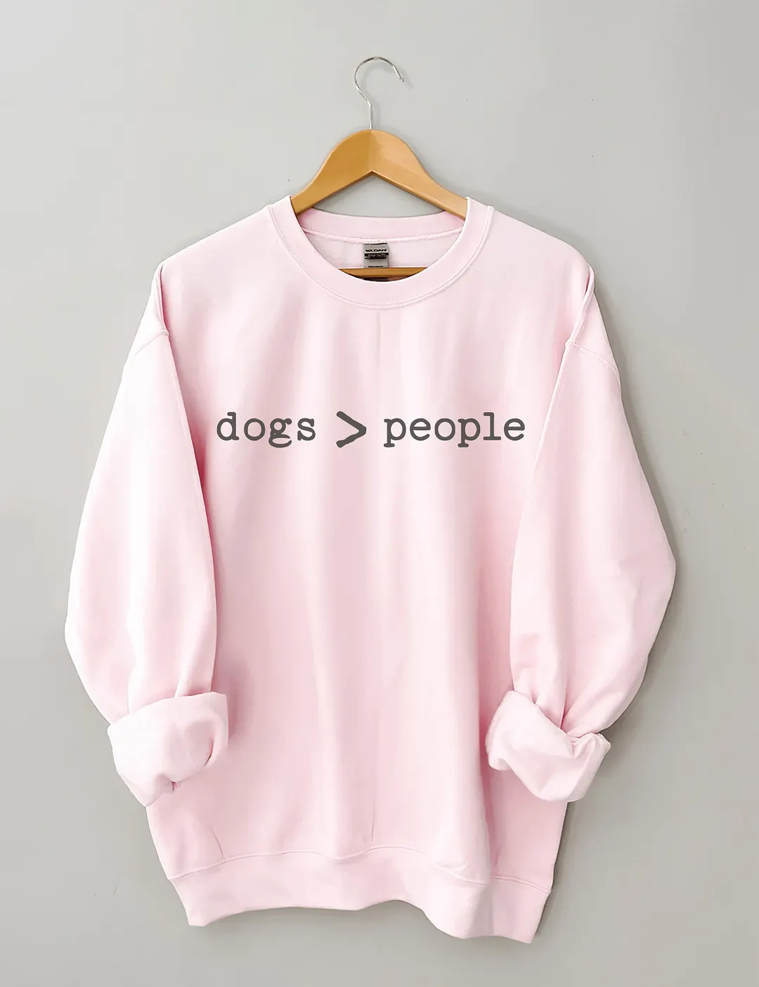 Dogs > People Sweatshirt