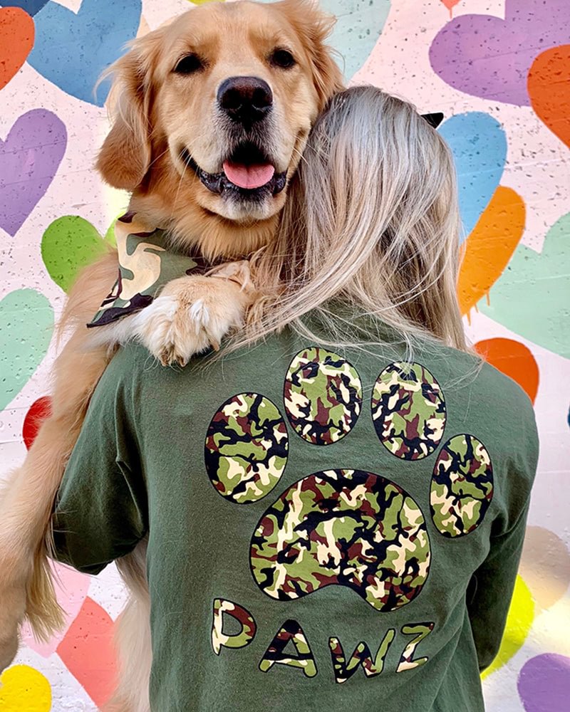 Pawz Camo Print Olive Long Sleeve