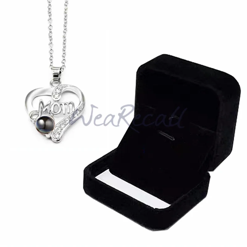 2023 Projector Picture Custom Personalized Photo Necklace Best Mother's Day Gift  wetirmss