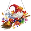 Acrylic Special Shape Halloween Hummingbird DIY Diamond Painting Hanging Pendant Kit