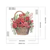 Flower Basket-Partial Special Shaped Diamond Painting 30*30CM