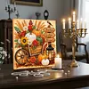 Thanksgiving Day DIY 5D Diamond Painting Kit with Frame 25x25cm