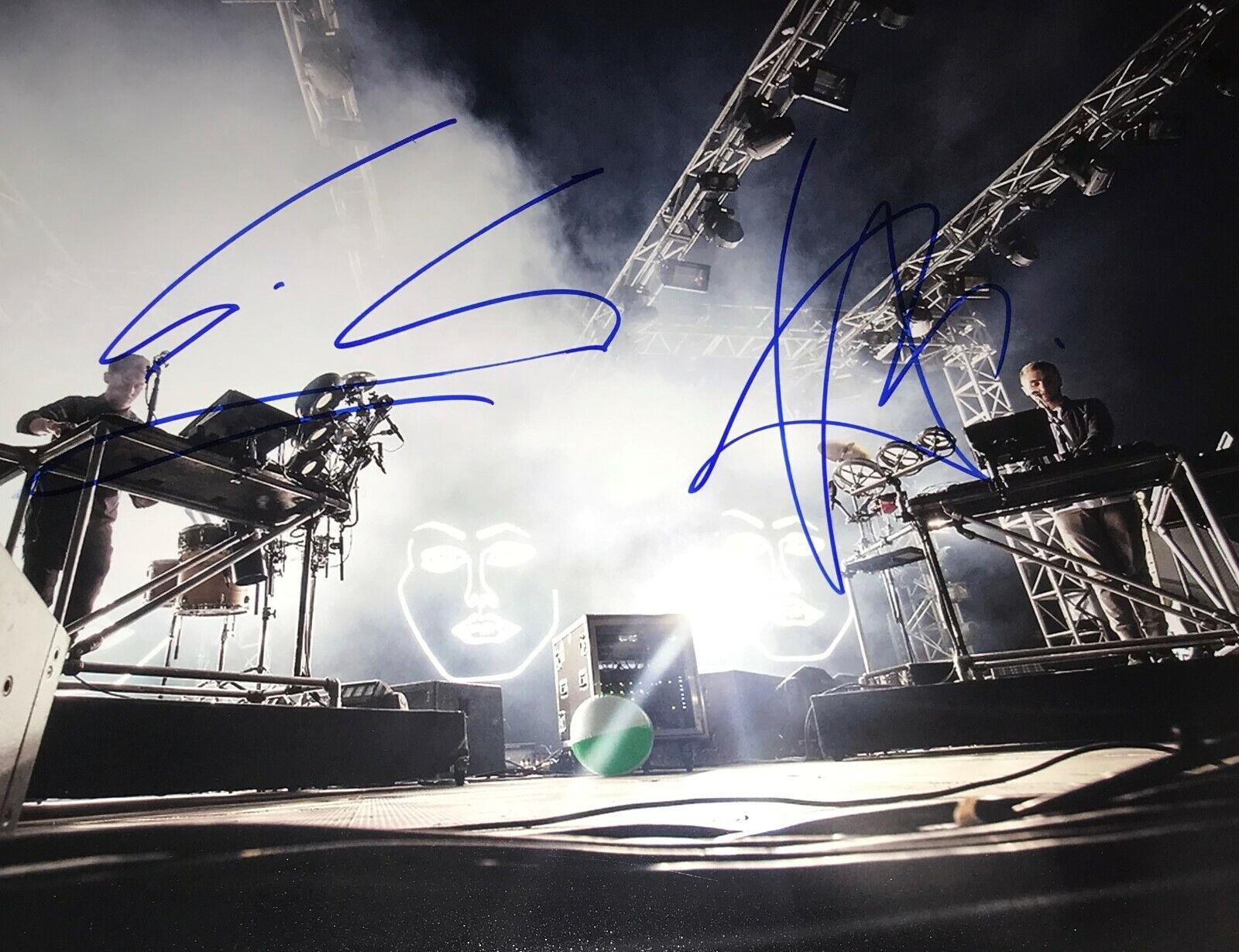 Disclosure DJ Dance Electronica Signed 8x10 Photo Poster painting COA Guy & Howard Lawrence E4