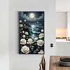 (40*65cm)Moon Flower - Full Round Drill Diamond Painting