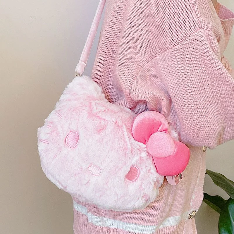 Kitty Winter Plush Backpack - Lovesickdoe