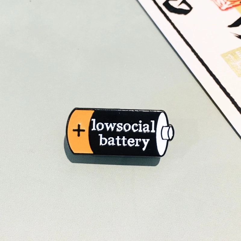 Mood Conversion Brooch Personality Slidable Social Power Expression Metal Badge Women’s Jewelry Accessories Pin