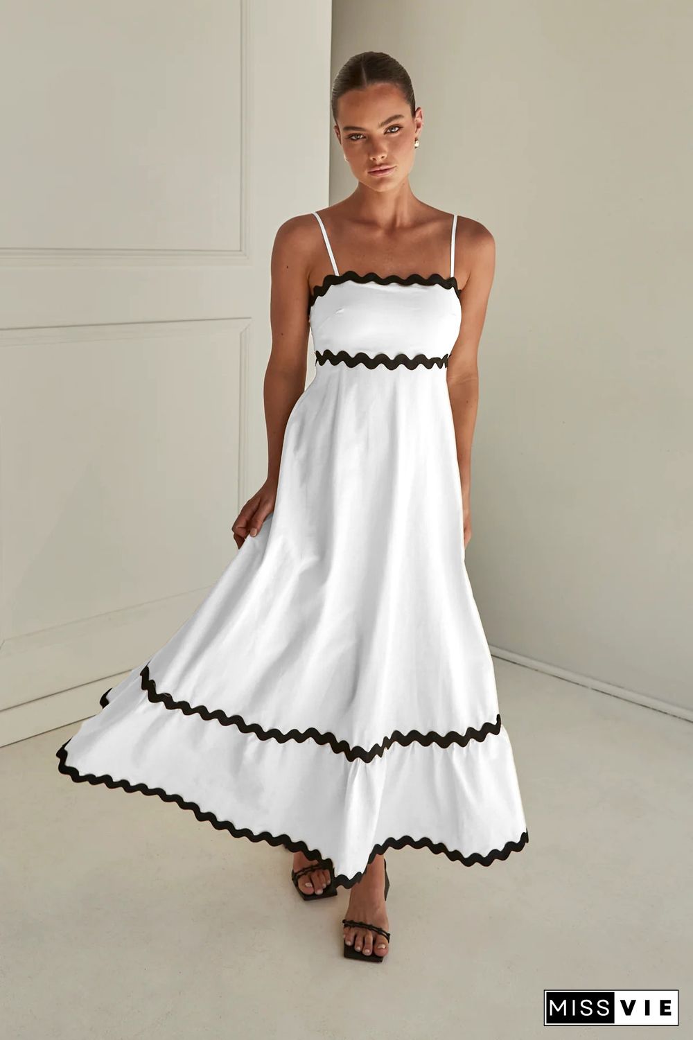 Plus size Casual Plain Sleeveless Dress