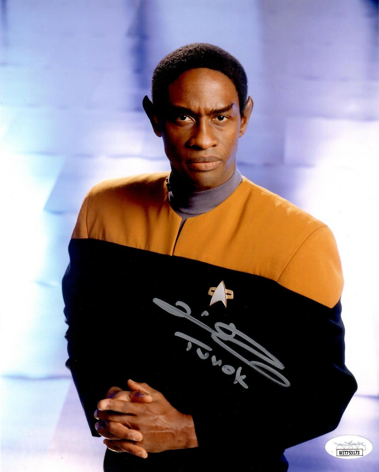 Tim Russ autographed signed Inscribed 8x10 Photo Poster painting JSA COA Star Trek Voyager Tuvok