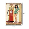 Sexy Girl Gasoline - Metal Tin Signs(8*12Inch/12*16Inch) - Garage