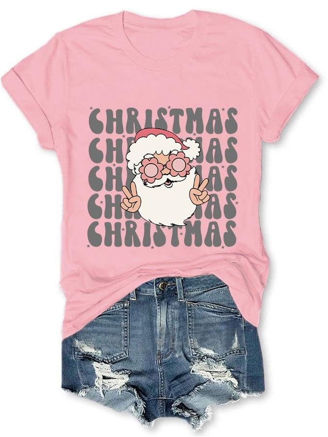 Women's Merry Christmas Casual T-Shirt